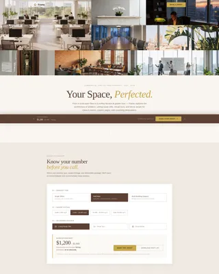Commercial Office Photography Landing Page Template