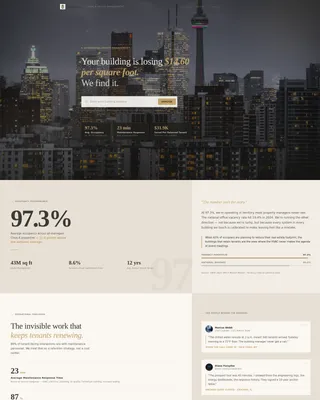 Commercial Office Property Management Landing Page