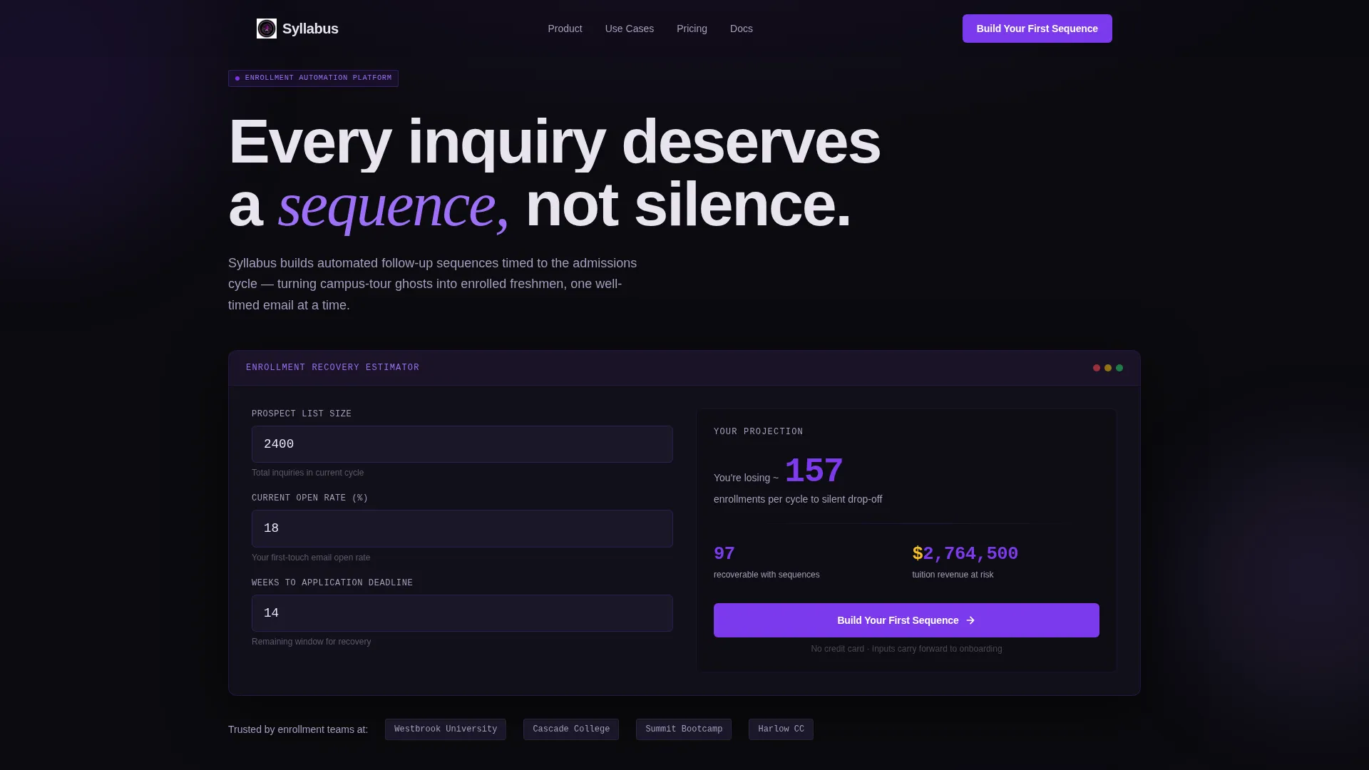 Education Follow-Up Email Landing Page Template
