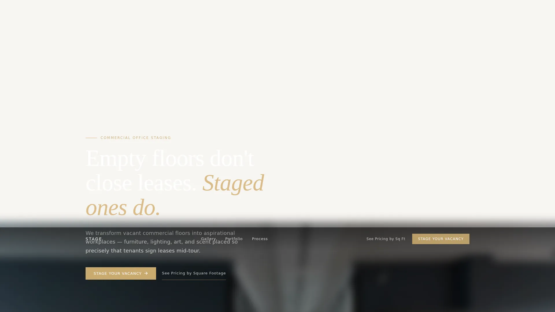 Commercial Office Staging Landing Page Template