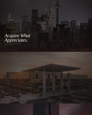 Commercial Real Estate Portfolio Website Template