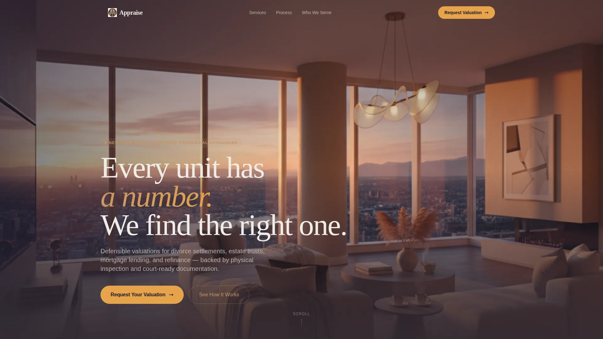 Condo & Apartment Real Estate Professional Website Template