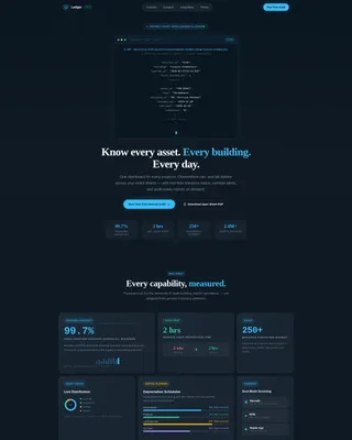 Education Inventory Management Landing Page Template