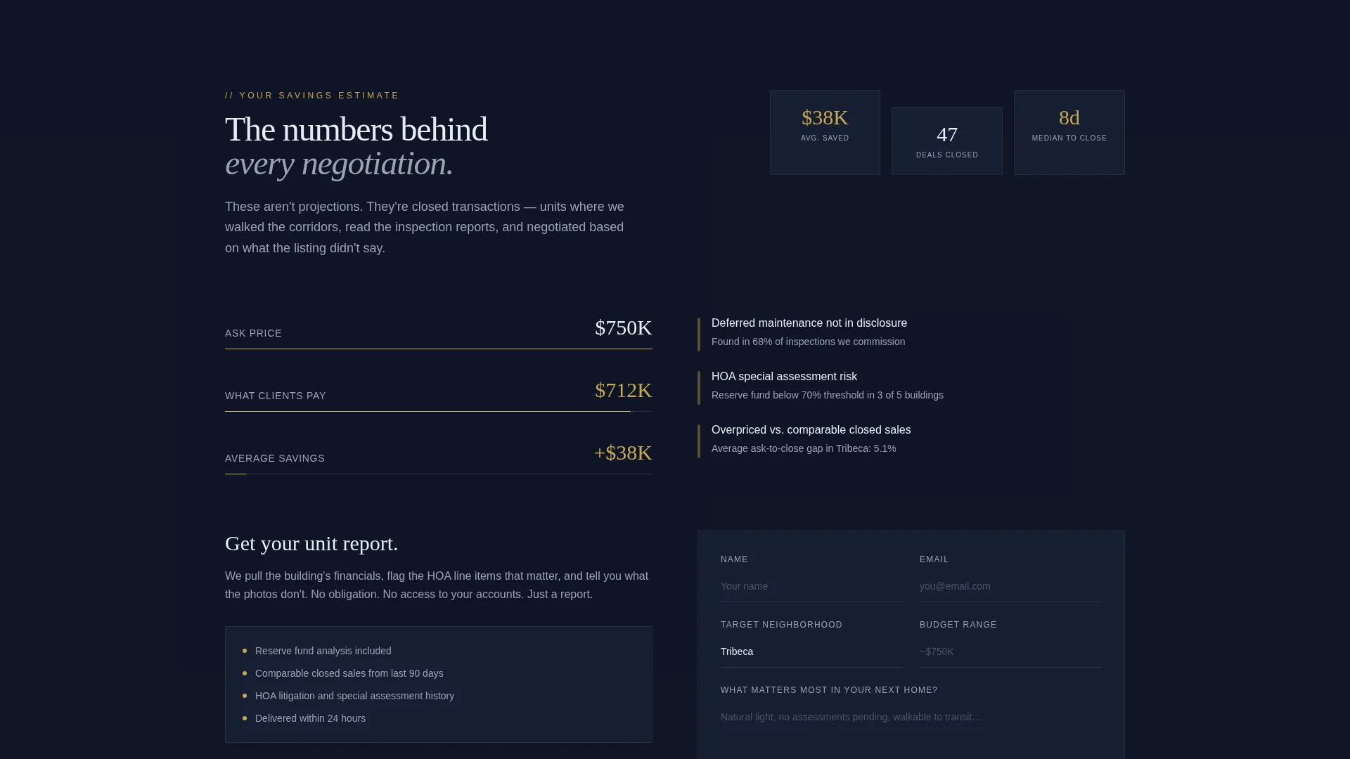 Condo & Apartment Real Estate Comparison Website Template