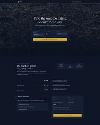 Condo & Apartment Real Estate Comparison Website Template