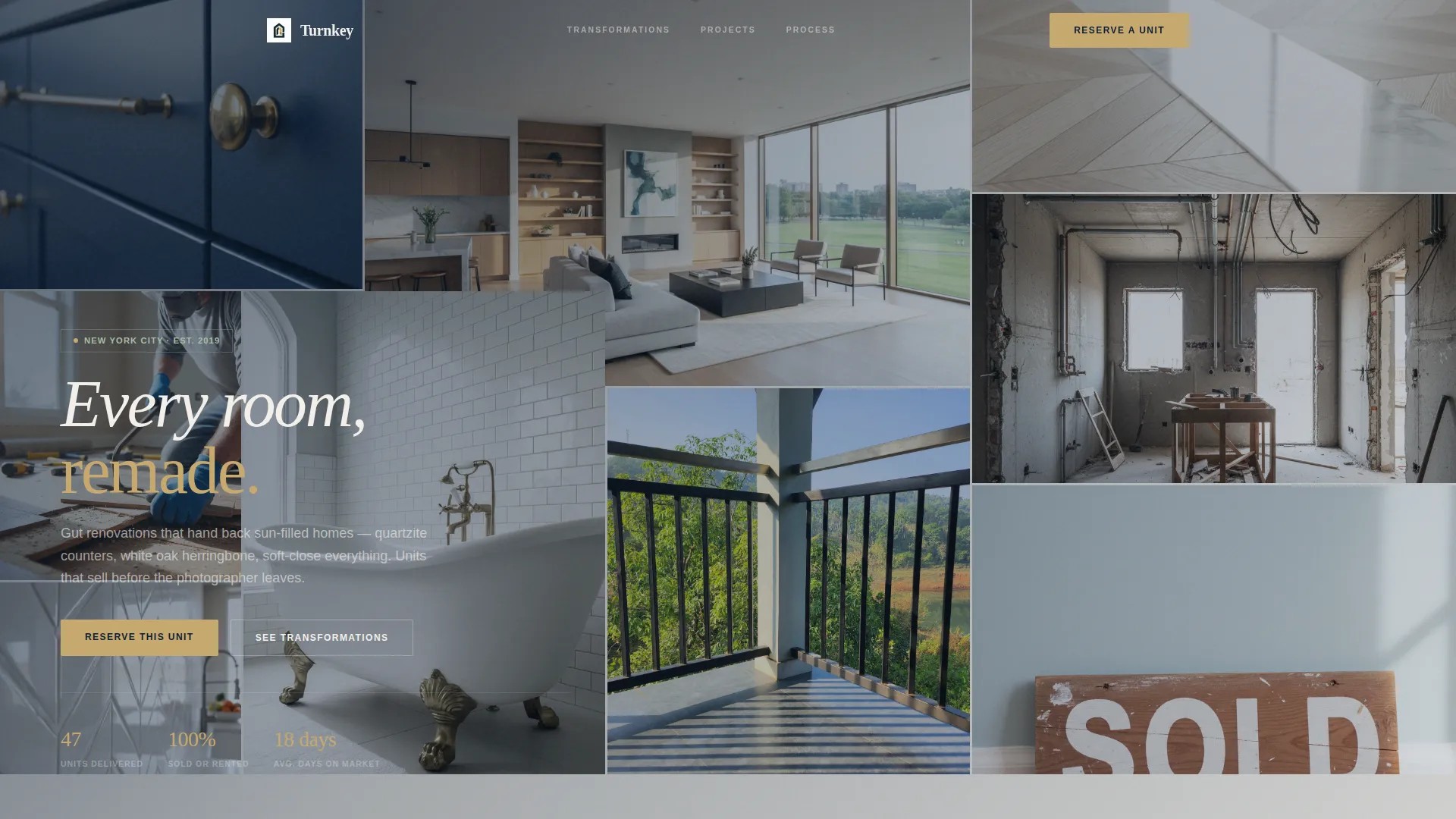 Condo & Apartment Real Estate Portfolio & Case Study Website Template
