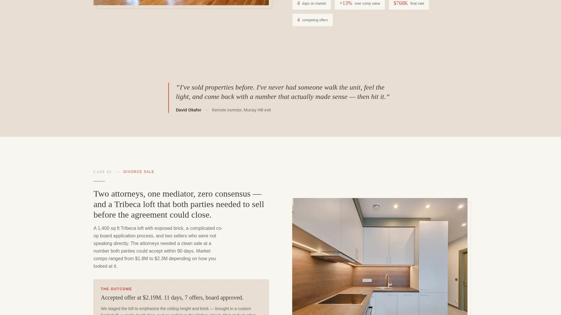 Specialist Condo & Apartment Real Estate Appointment Booking Website Template