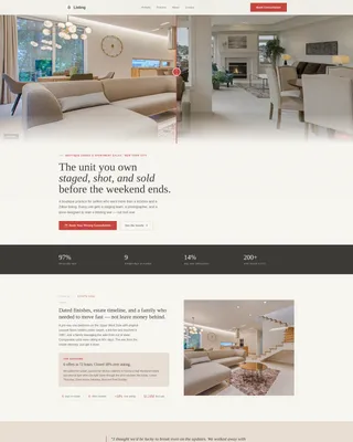 Specialist Condo & Apartment Real Estate Appointment Booking Website Template