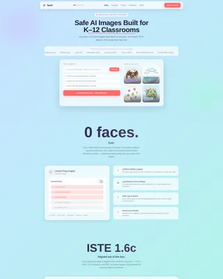 Premium K-12 Landing Page Template