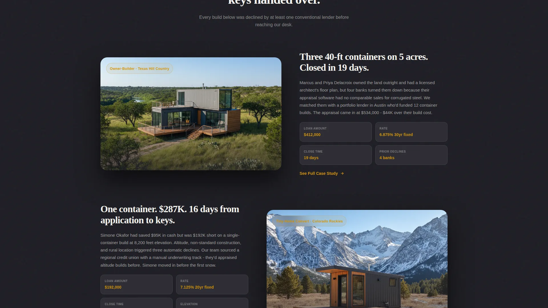 Precision Mortgage Landing Page Template