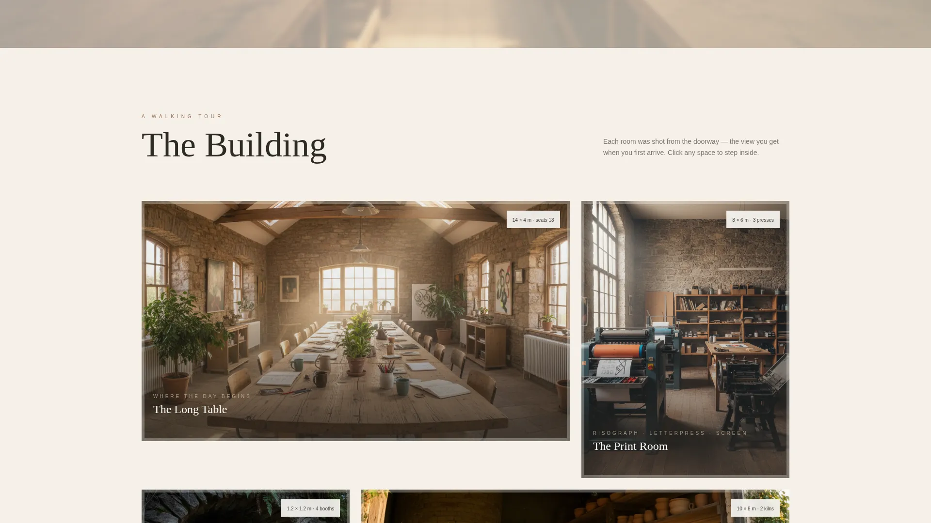 Coworking Landing Page Template for Creative Spaces