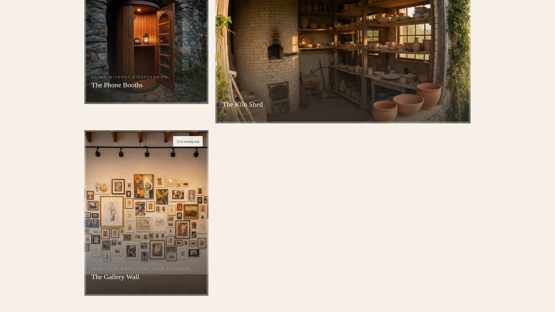 Coworking Landing Page Template for Creative Spaces