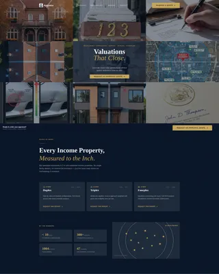 Specialist Duplex & Multi-Family Real Estate Professional Website Template