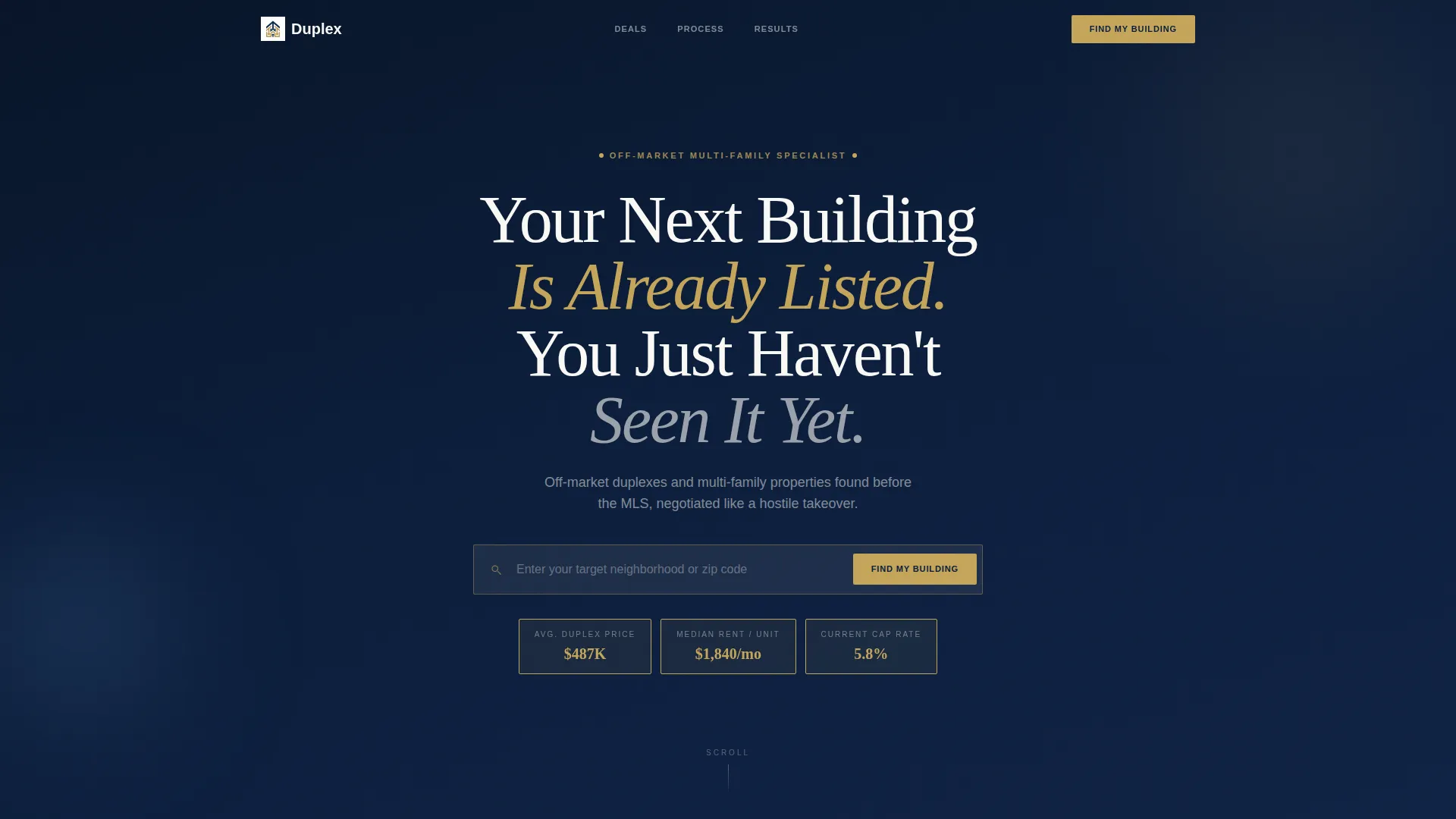 Advanced Duplex & Multi-Family Real Estate Appointment Booking Website Template