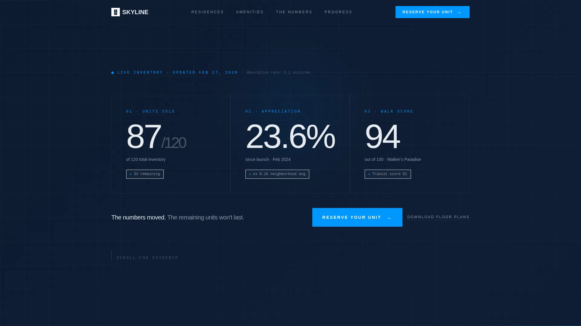 Earth-Sheltered Home Inspection Landing Page Template