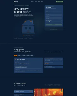 Eco Home Inspector Landing Page Template