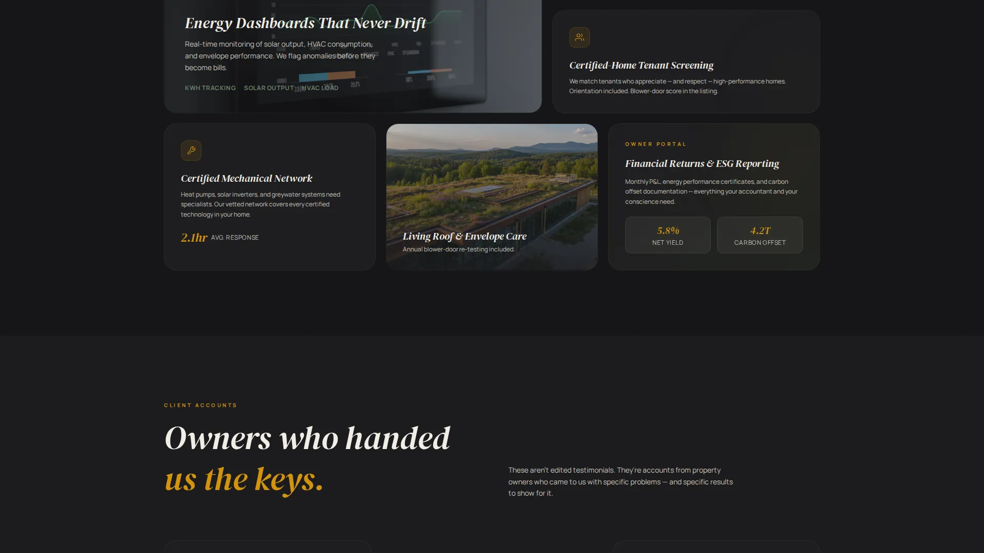 Eco Property Management Landing Page Template