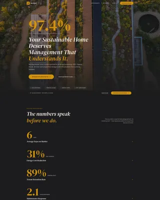Eco Property Management Landing Page Template