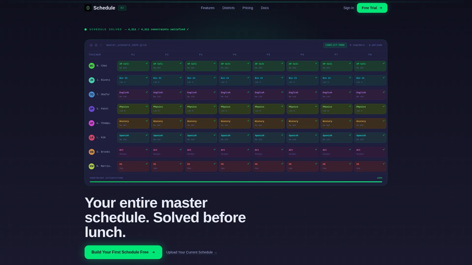 Conflictfree Education Landing Page Template