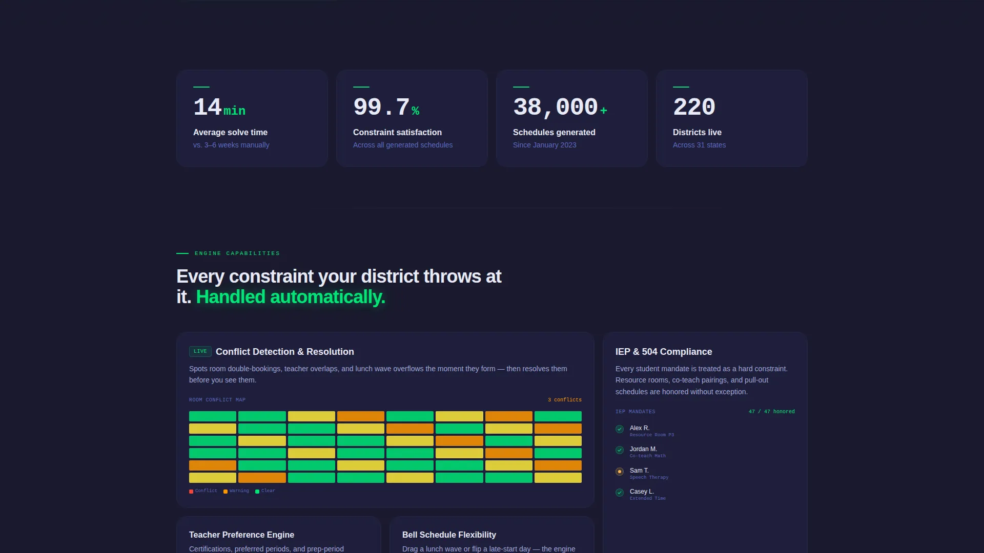 Conflictfree Education Landing Page Template