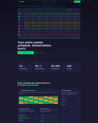 Conflictfree Education Landing Page Template