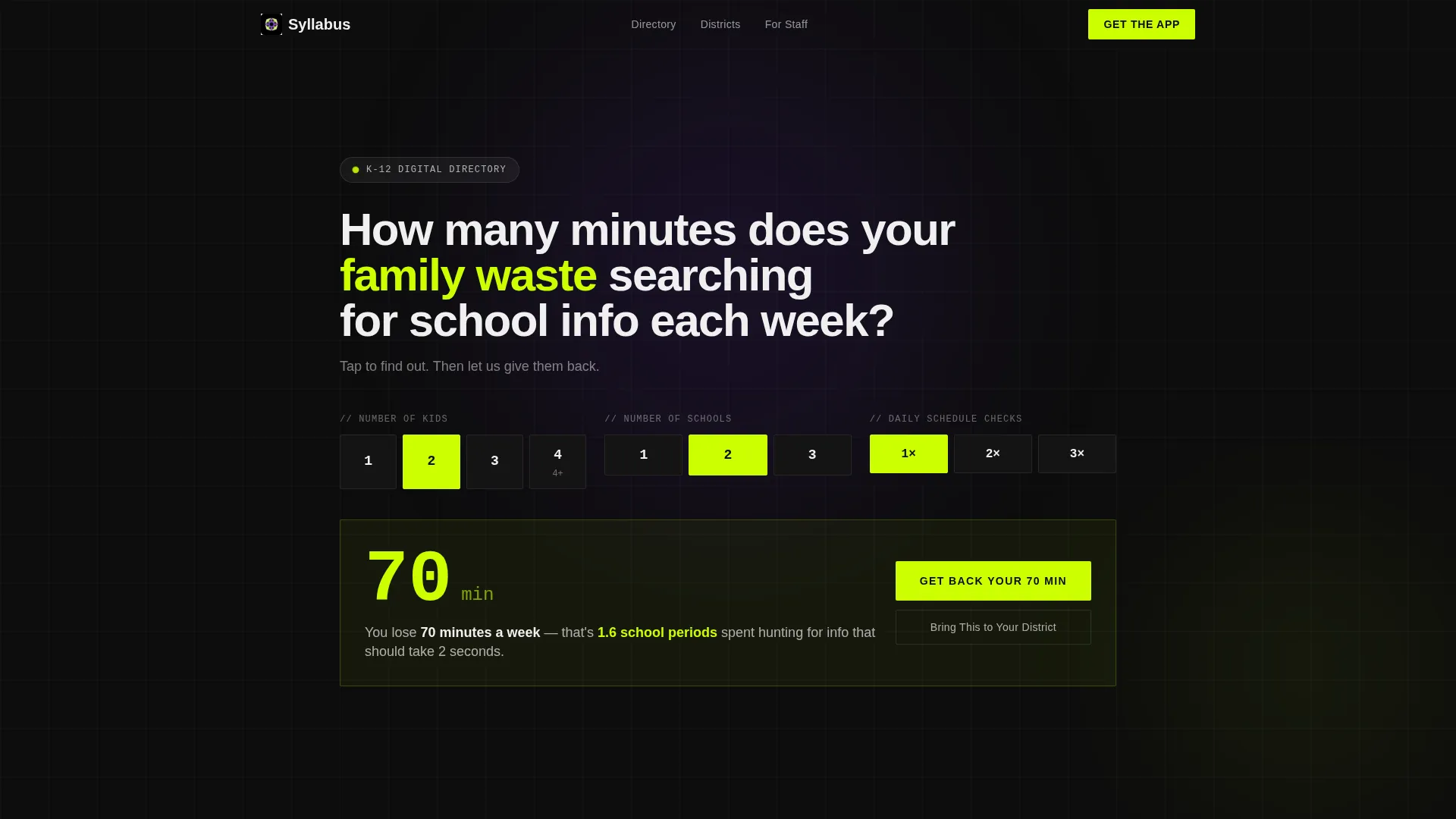 K12 Education Landing Page Template