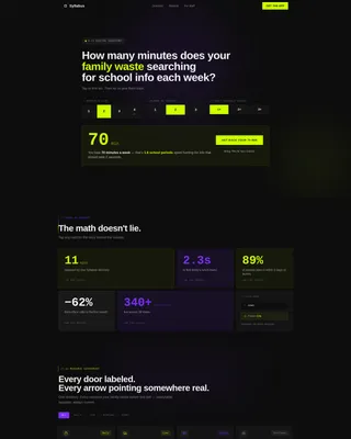 K12 Education Landing Page Template