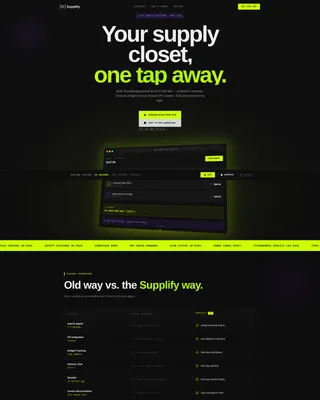 K-12 Education Supply Store Landing Page Template