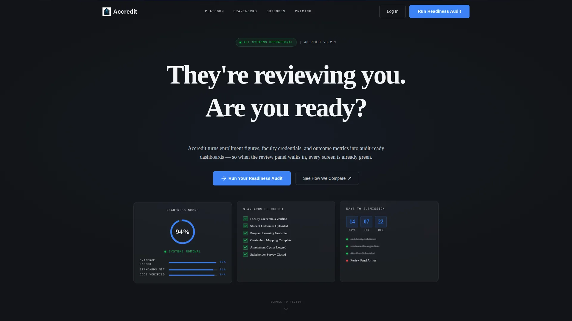 Compliance Landing Page Template for Education Platforms