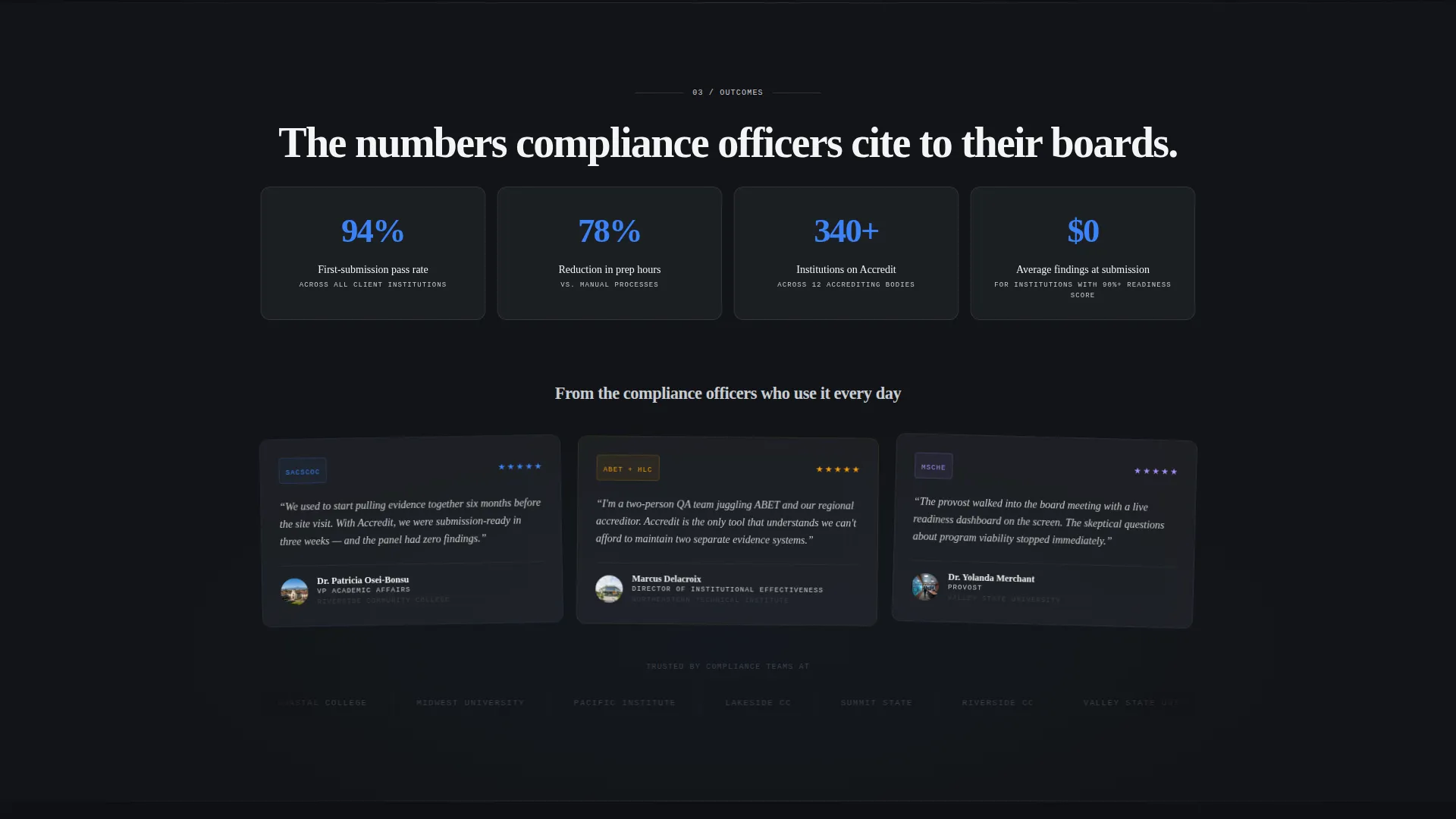 Compliance Landing Page Template for Education Platforms