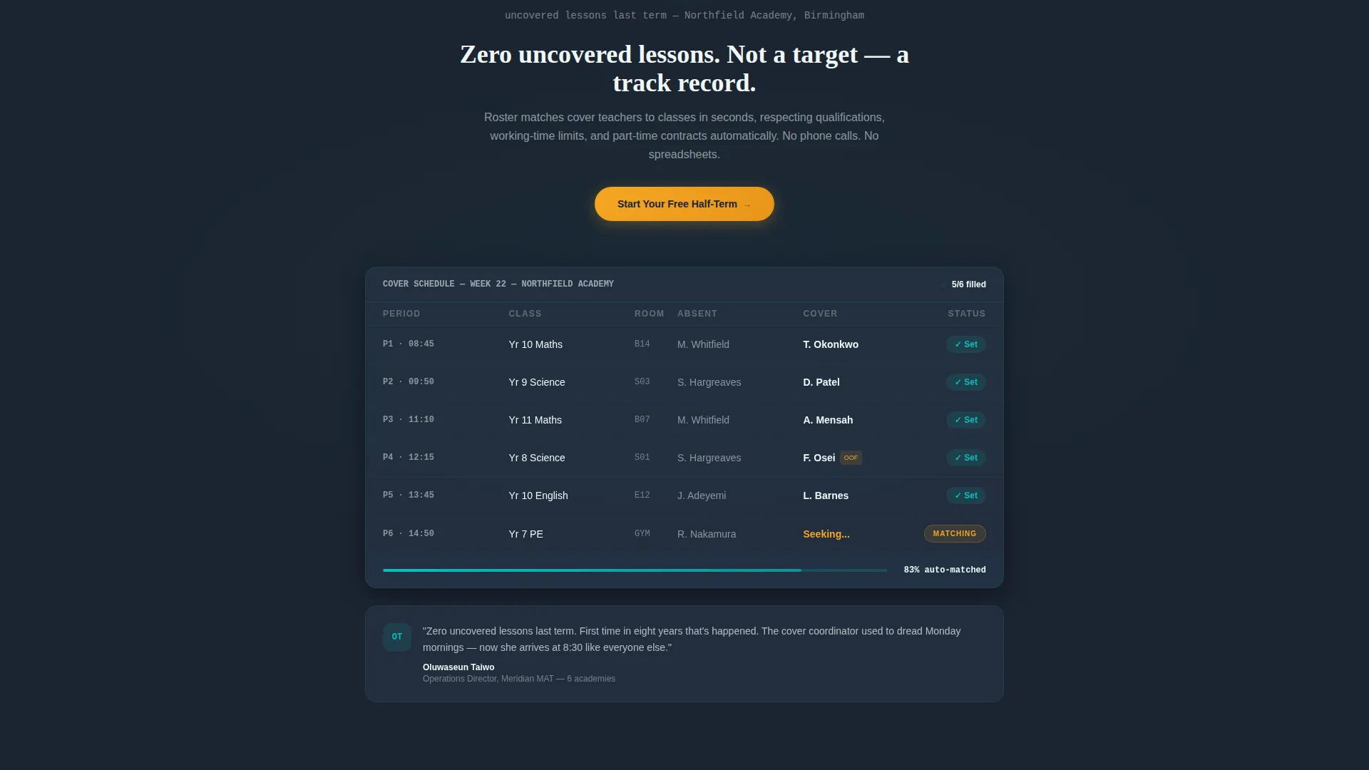 Volunteer Ops Landing Page Template