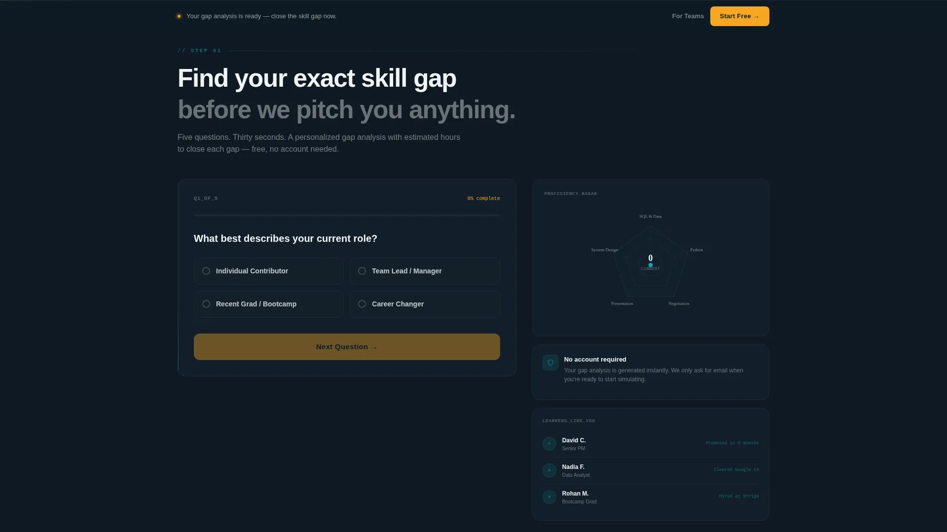 Training Platform Landing Page Template