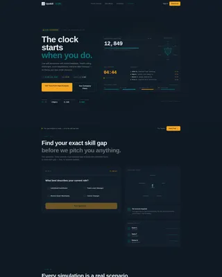 Training Platform Landing Page Template