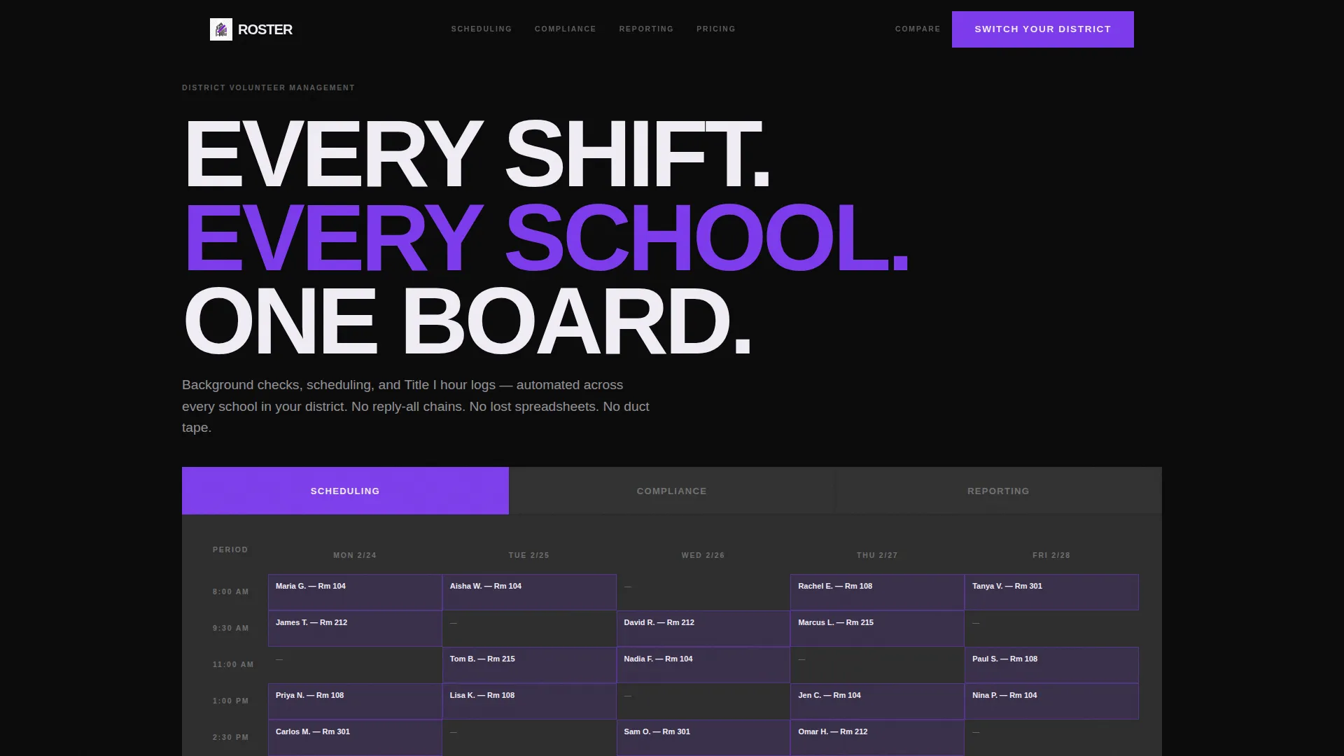 Community Volunteer Landing Page Template