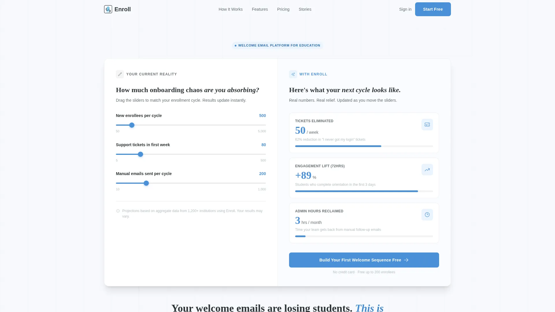 Learner Platform Landing Page Template