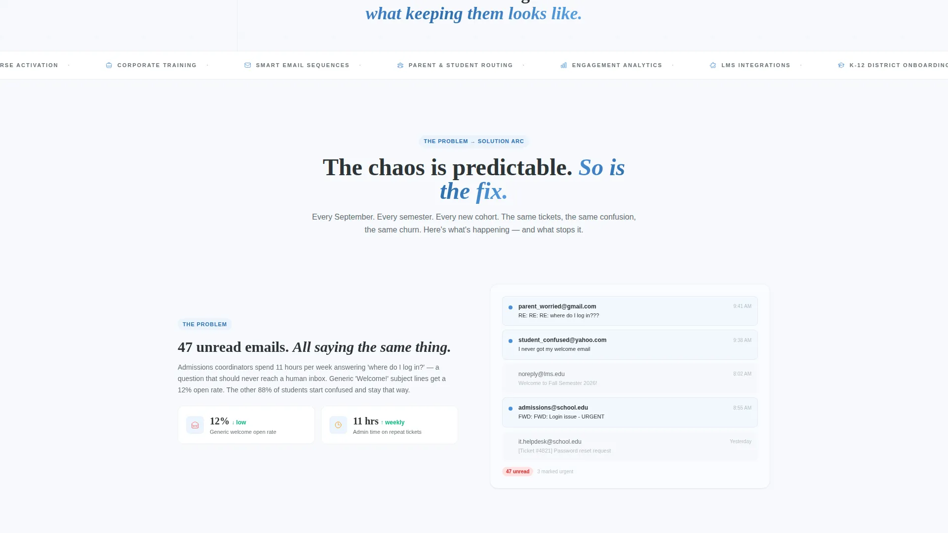 Learner Platform Landing Page Template
