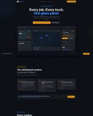 Electrical Booking & Scheduling Landing Page Template