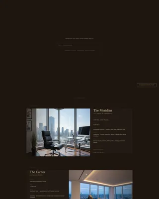 Luxe Executive Office Landing Page Template