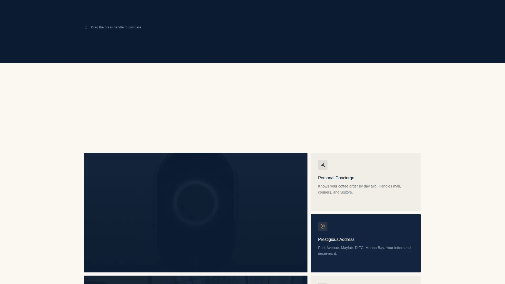 Executive Private Office Landing Page Template