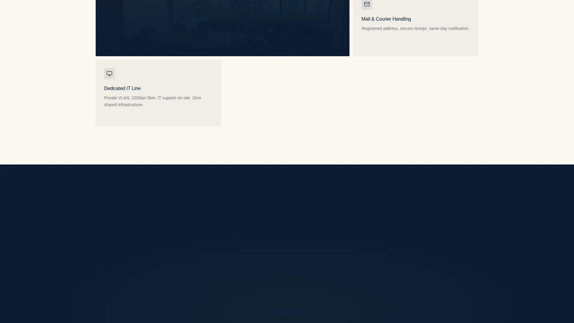 Executive Private Office Landing Page Template