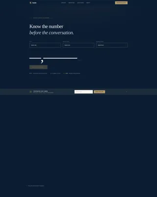 Executive Private Office Landing Page Template