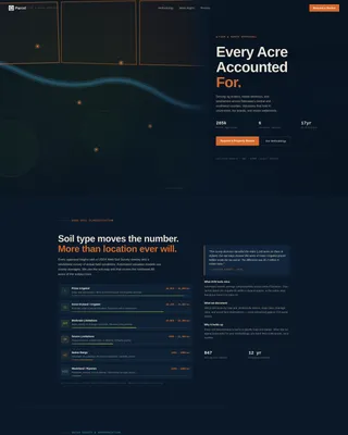 Farm & Ranch Appraisal Landing Page Template