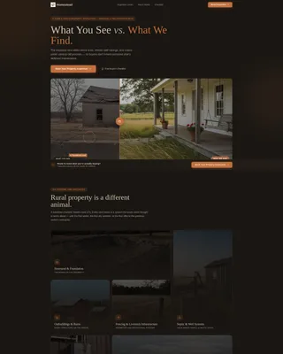 Farm & Ranch Inspector Landing Page Template
