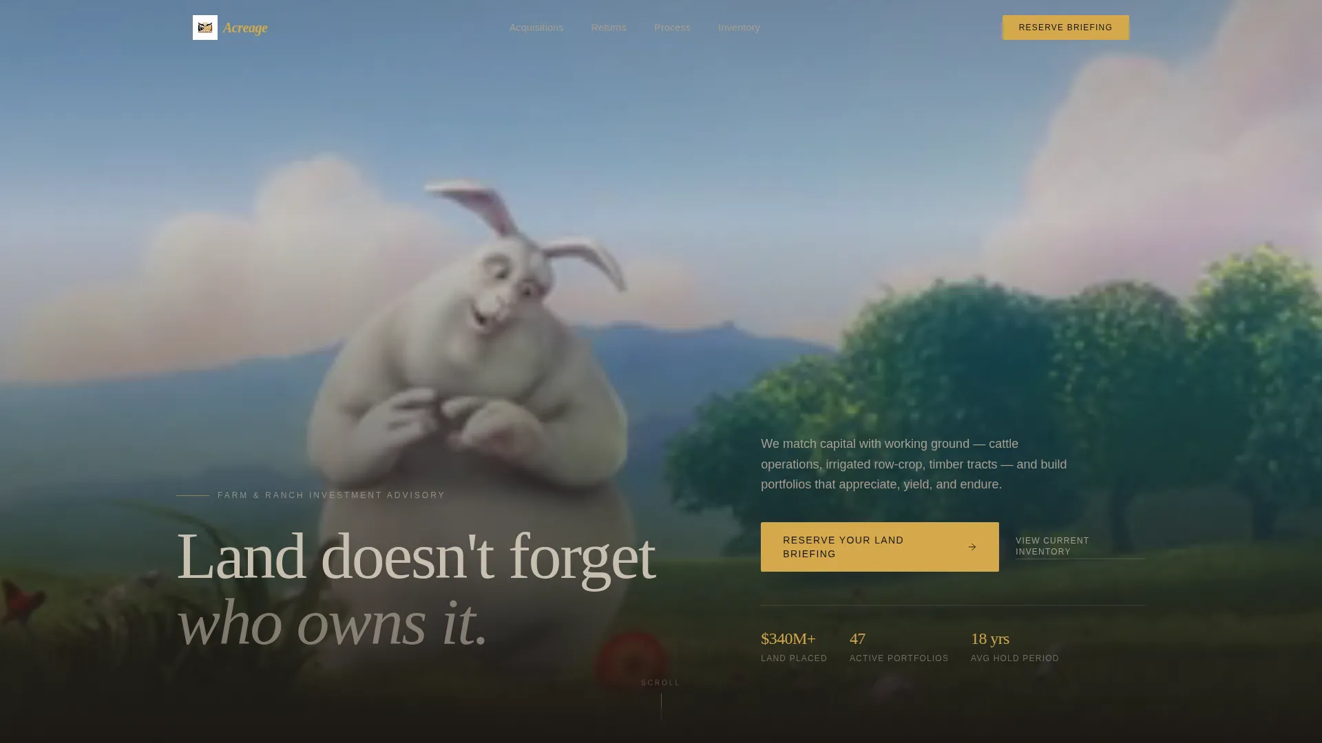 Premium Farm Investment Landing Page Template