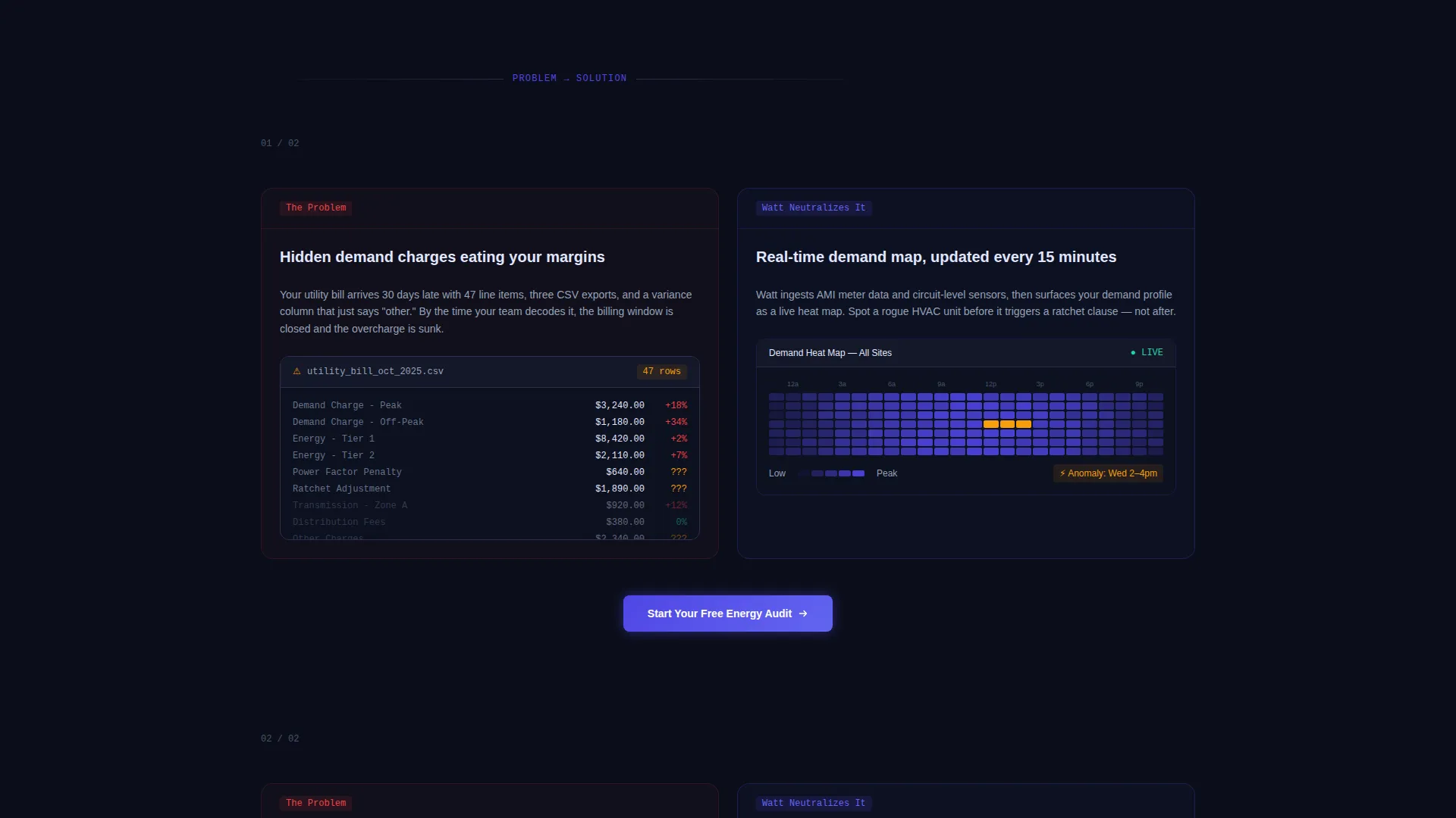Energy Analytics Landing Page Template | Dashboard Pro