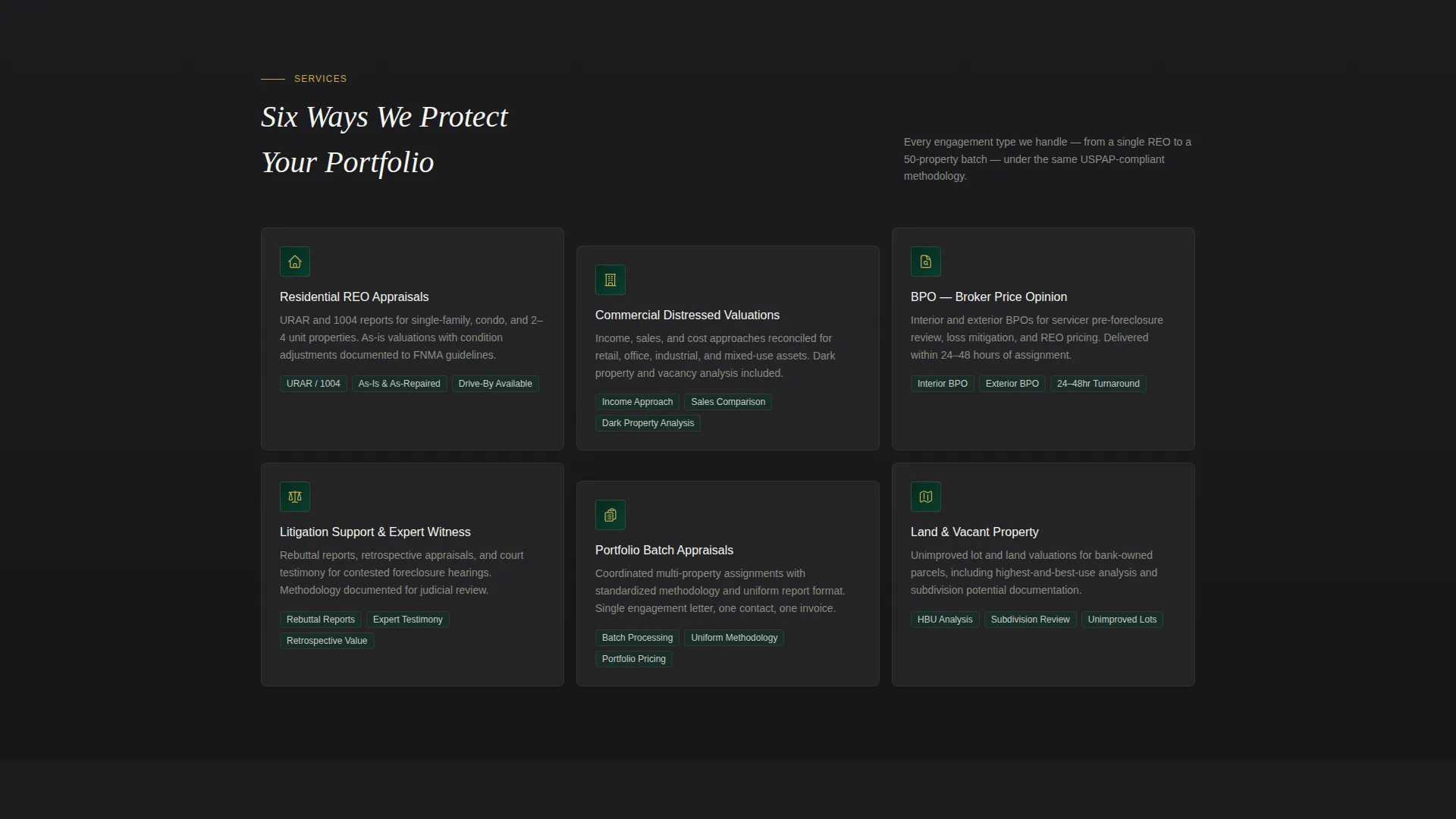 Foreclosure & REO Appraisal Landing Page Template