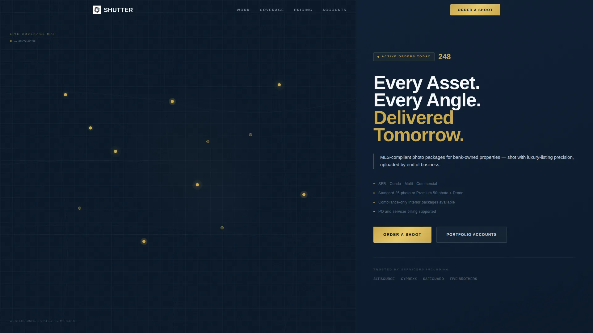 REO & Foreclosure Photography Landing Page Template