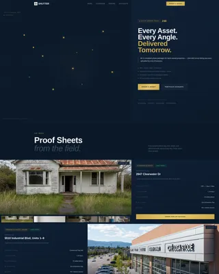 REO & Foreclosure Photography Landing Page Template
