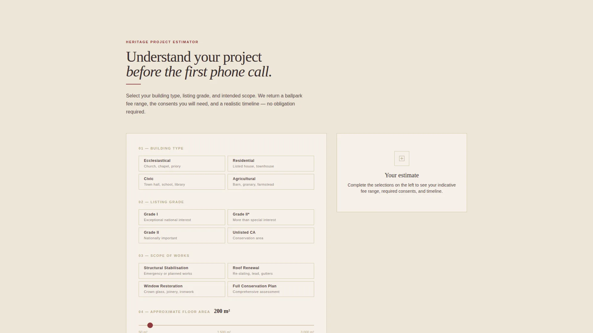 Modern Architecture Landing Page Template
