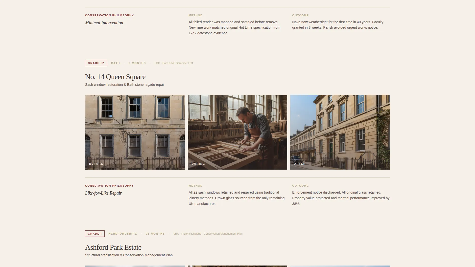 Modern Architecture Landing Page Template